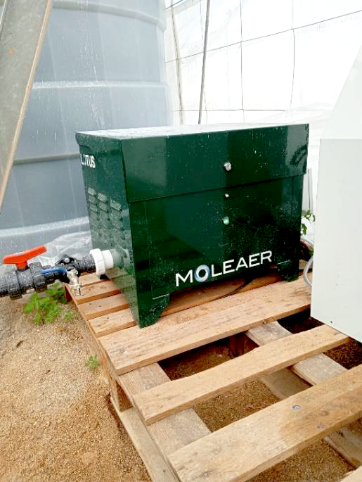 Moleaer's Lotus nanobubble generator was used for the experiment